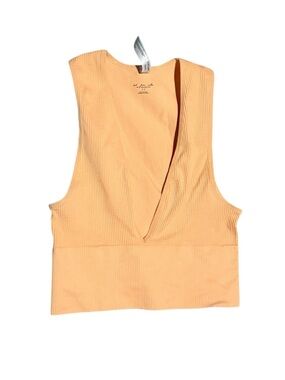 Urban Outfitters Out from under Sleeveless V-Neck Ribbed Tank Top  Peach Small